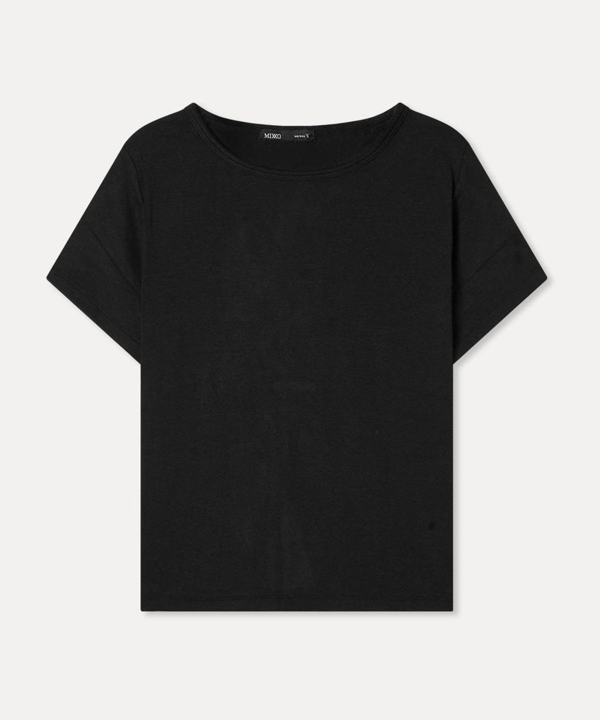 미쏘(MIXXO) 기모 반팔 티셔츠_MIWHWGT10A