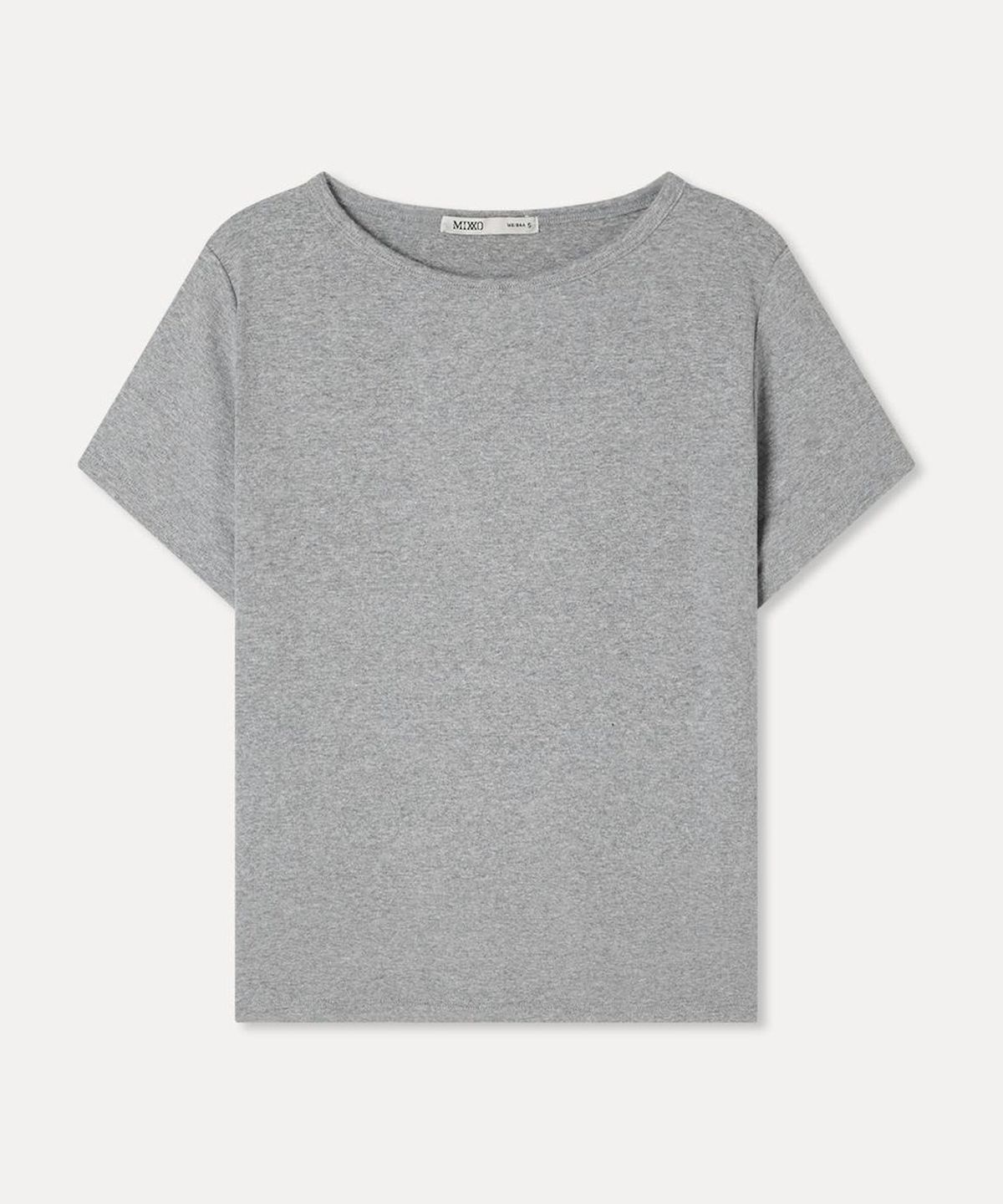 미쏘(MIXXO) 기모 반팔 티셔츠_MIWHWGT10A