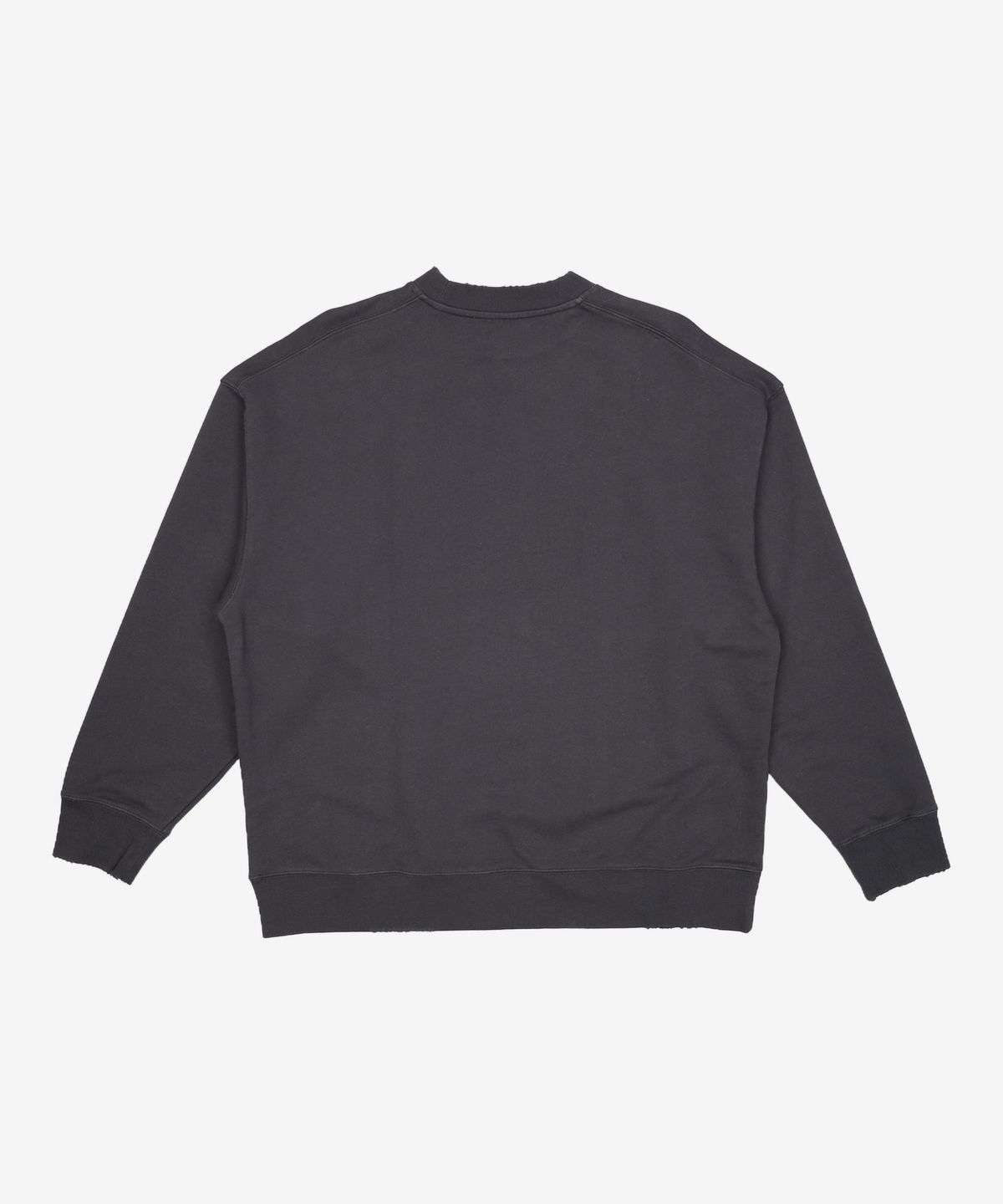 인사일런스(INSILENCE) [UNISEX] 엠블럼 오버핏 스웨트셔츠 WASHED BLACK FREE