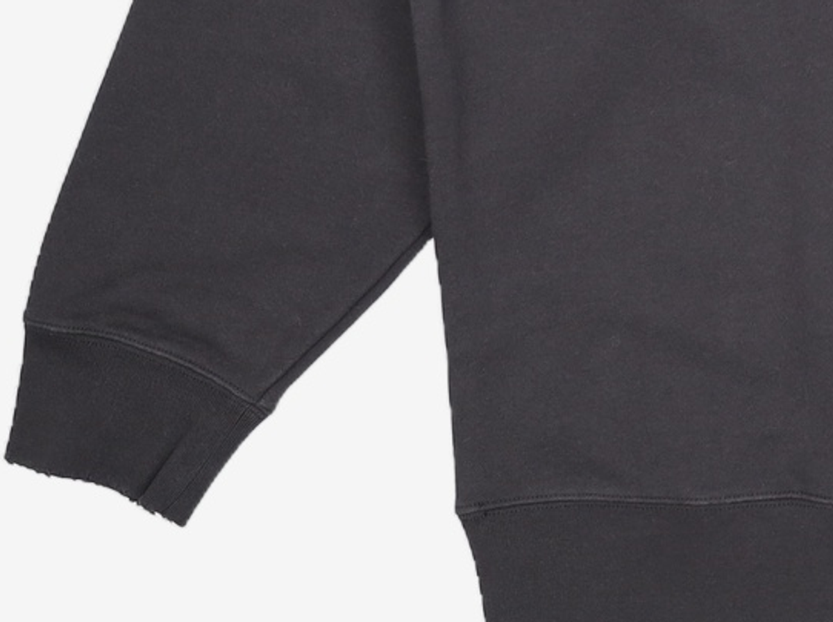 인사일런스(INSILENCE) [UNISEX] 엠블럼 오버핏 스웨트셔츠 WASHED BLACK FREE