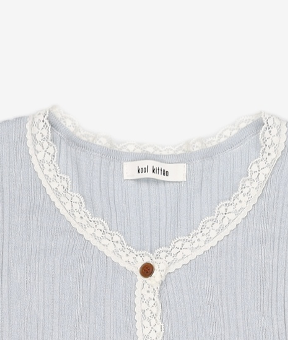 쿨키튼(KOOLKITTEN) Lace Button Slim Fit Knit Cardigan FREE