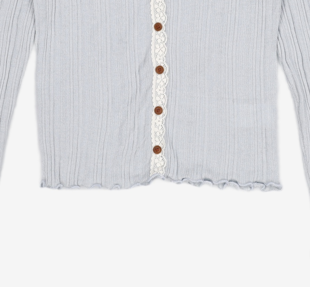 쿨키튼(KOOLKITTEN) Lace Button Slim Fit Knit Cardigan FREE