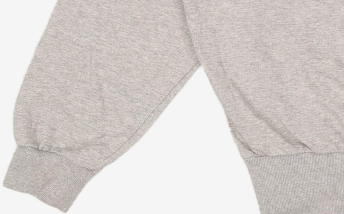 유희(YOUHEE) OFF SHOULDER SWEATSHIRTS MELANGE GREY FREE