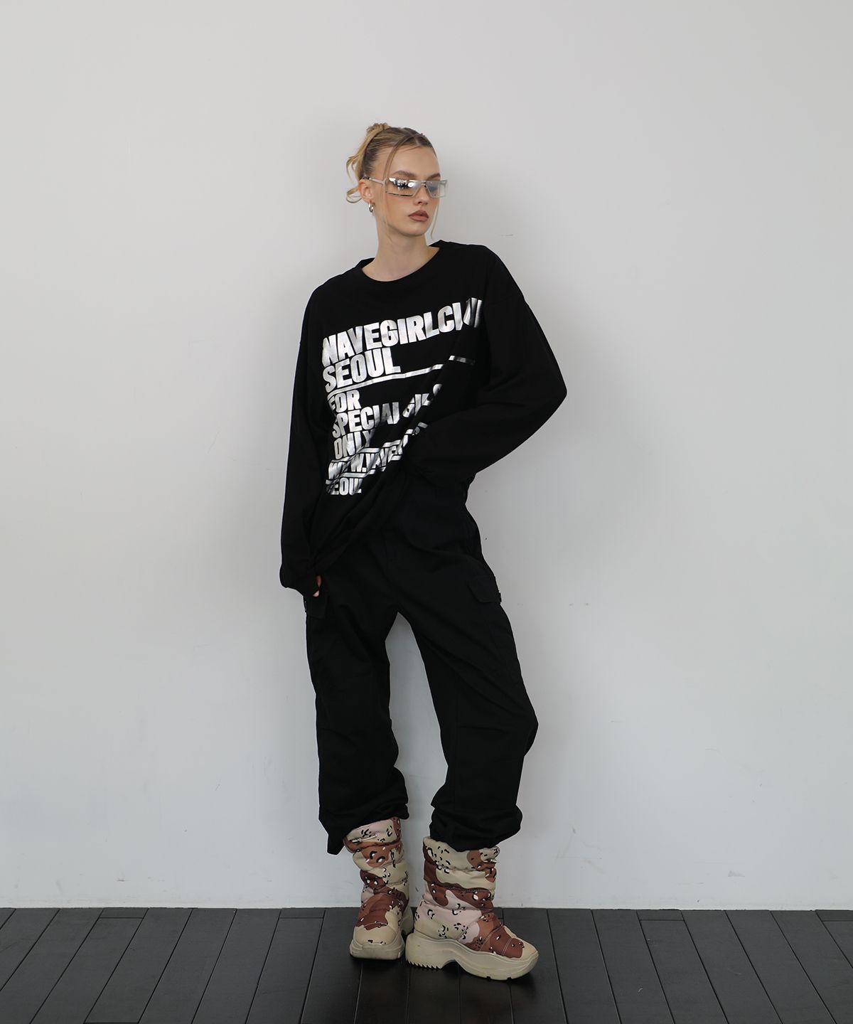 웨이브걸(WAVEGIRL) Glossy Long Sleeve (4color)