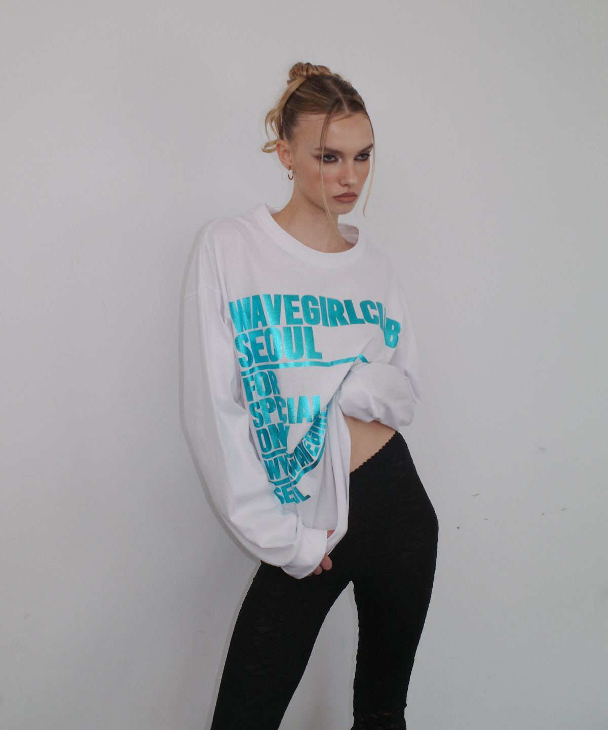 웨이브걸(WAVEGIRL) Glossy Long Sleeve (4color)