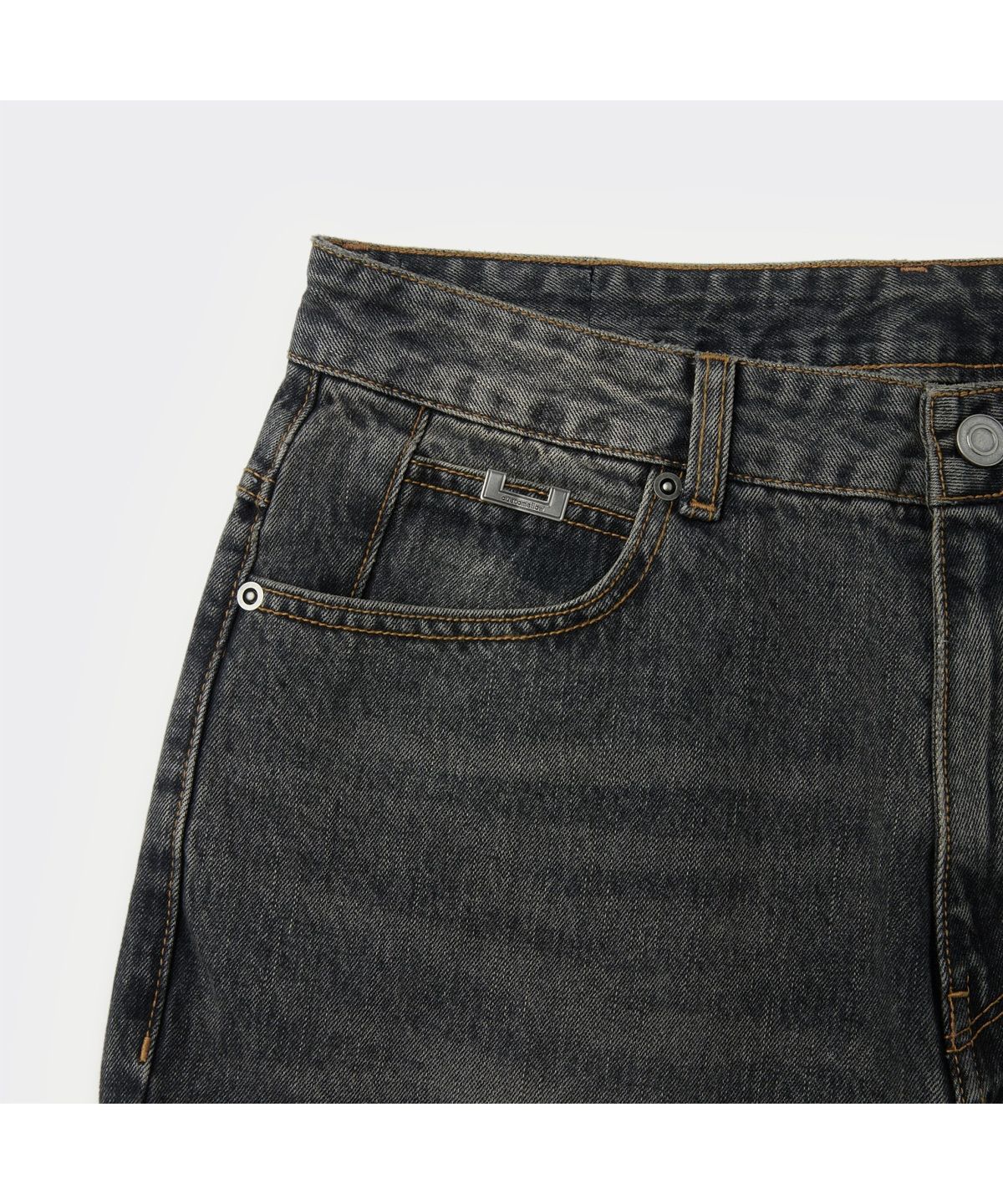 커스텀멜로우(CUSTOMELLOW) 브라운 릴렉스핏 진 CWPAA26585BRX
