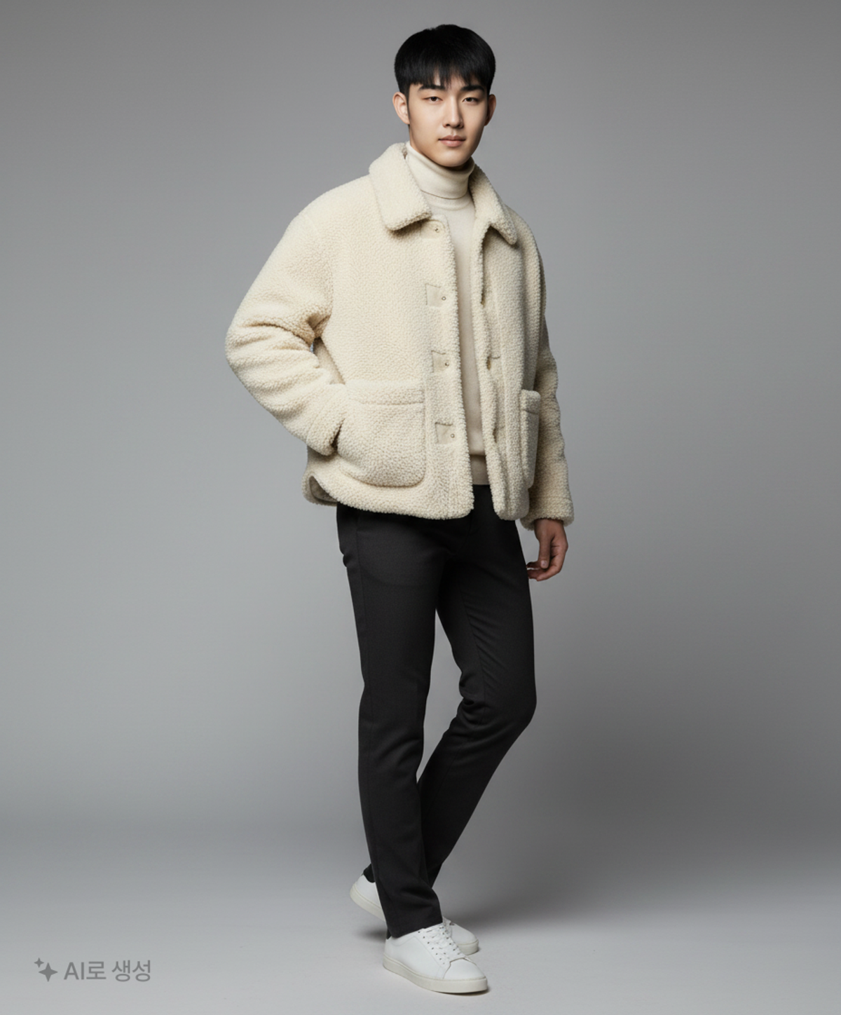 스파오(SPAO) 무스탕/퍼 S