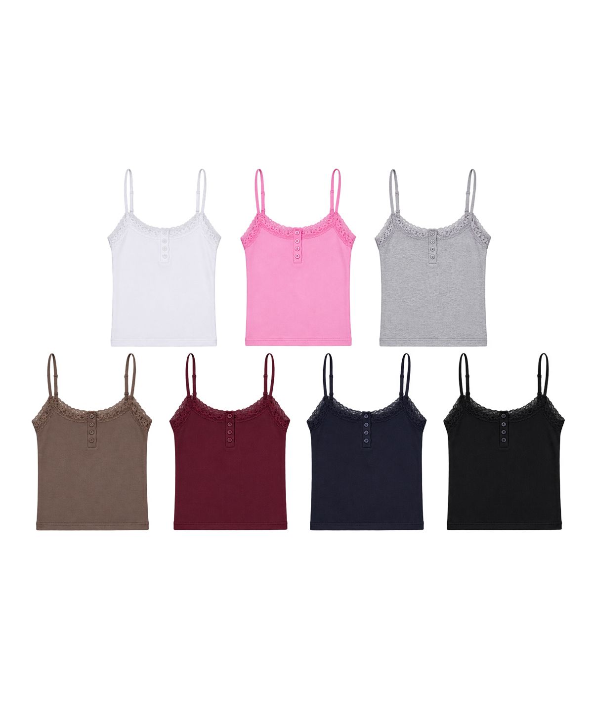 웨이브걸(WAVEGIRL) Button Lace Sleeveless (7color)