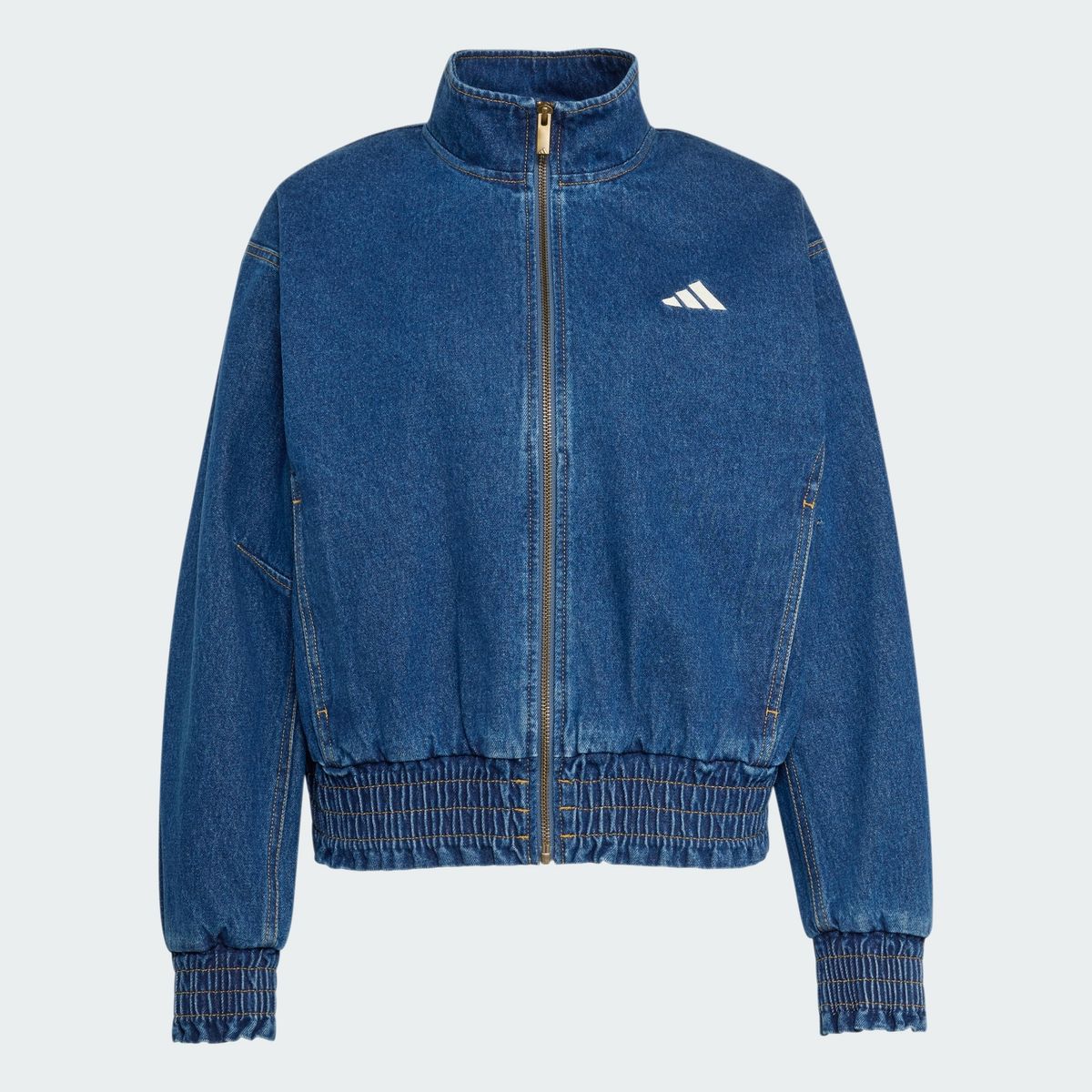 아디다스(ADIDAS) 스타디움 워시드 데님 루즈 핏 재킷 KV0624