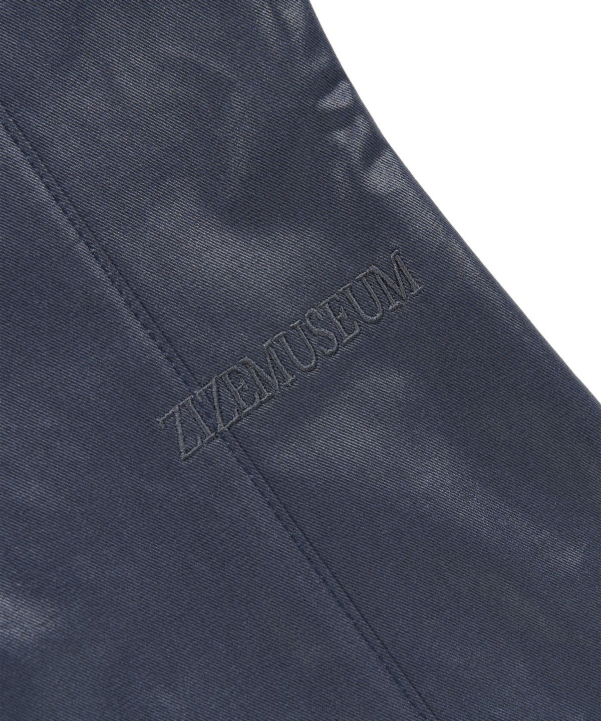 지제뮤지엄(ZIZEMUSEUM) SLIM PIN TUCK SHIRT (BLUE)