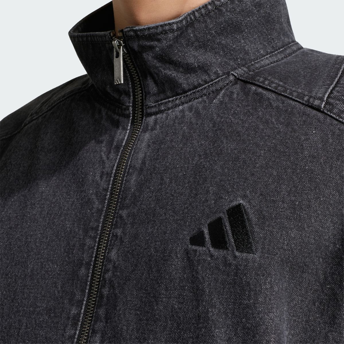 아디다스(ADIDAS) 스타디움 루즈 핏 데님 트랙 재킷 KV8344