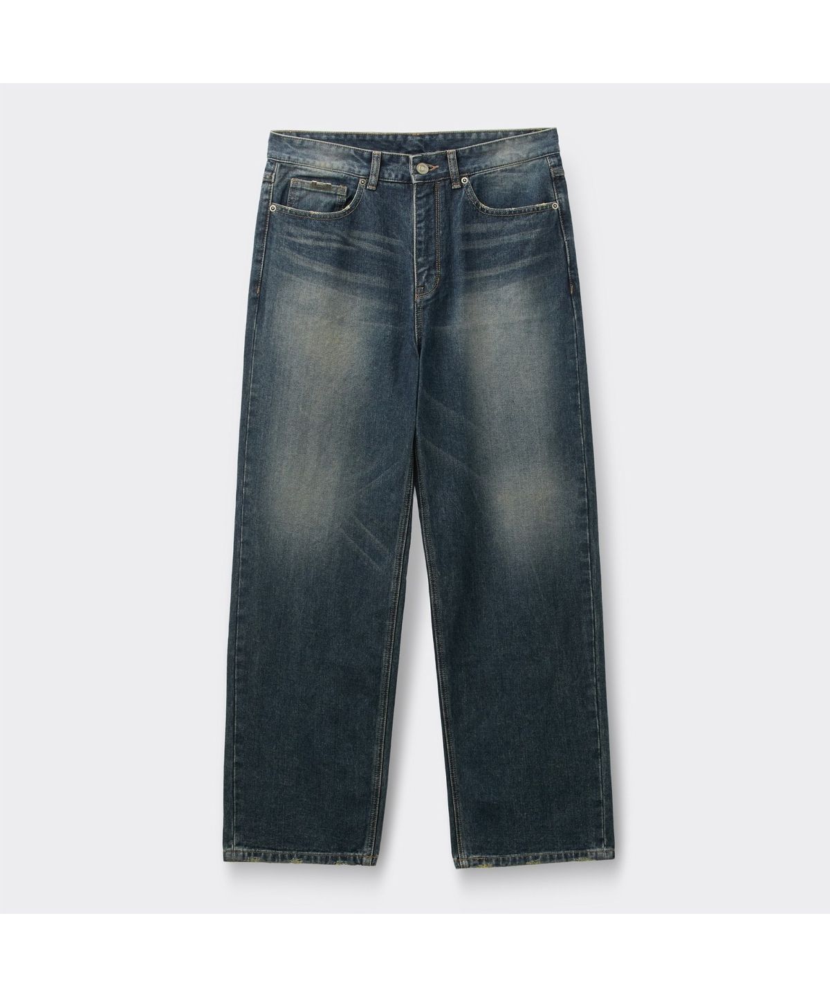 커스텀멜로우(CUSTOMELLOW) 블루 스트레이트핏 진 CWPAA26581BUX