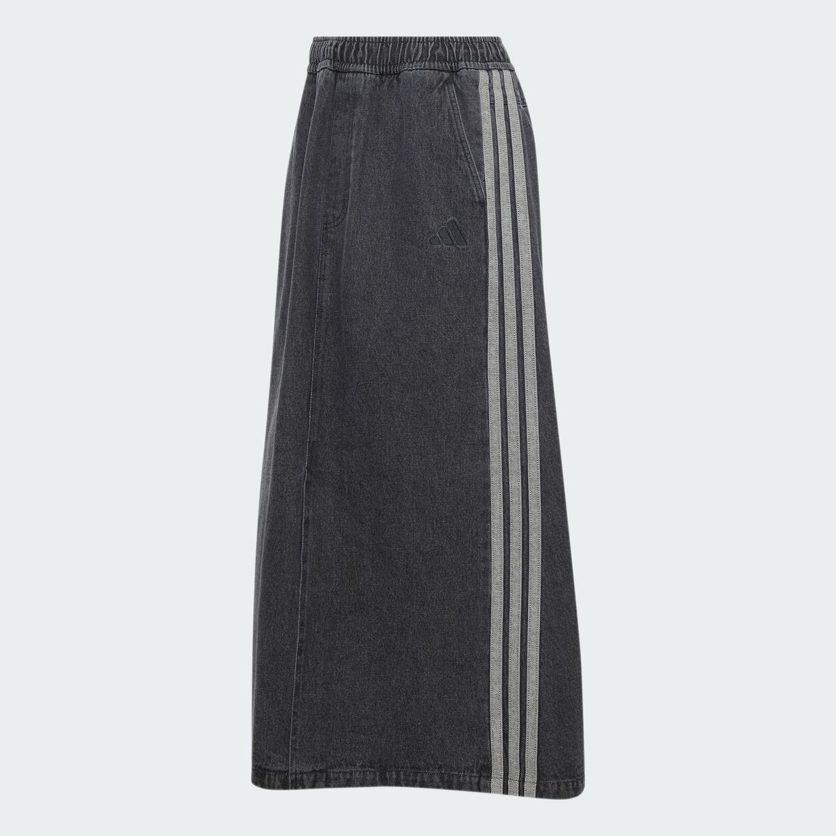 아디다스(ADIDAS) 스타디움 워시드 데님 루즈 핏 스커트 KV0623