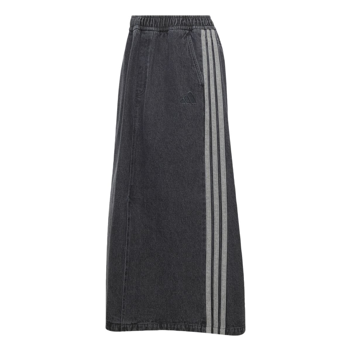 아디다스(ADIDAS) 스타디움 워시드 데님 루즈 핏 스커트 KV0623