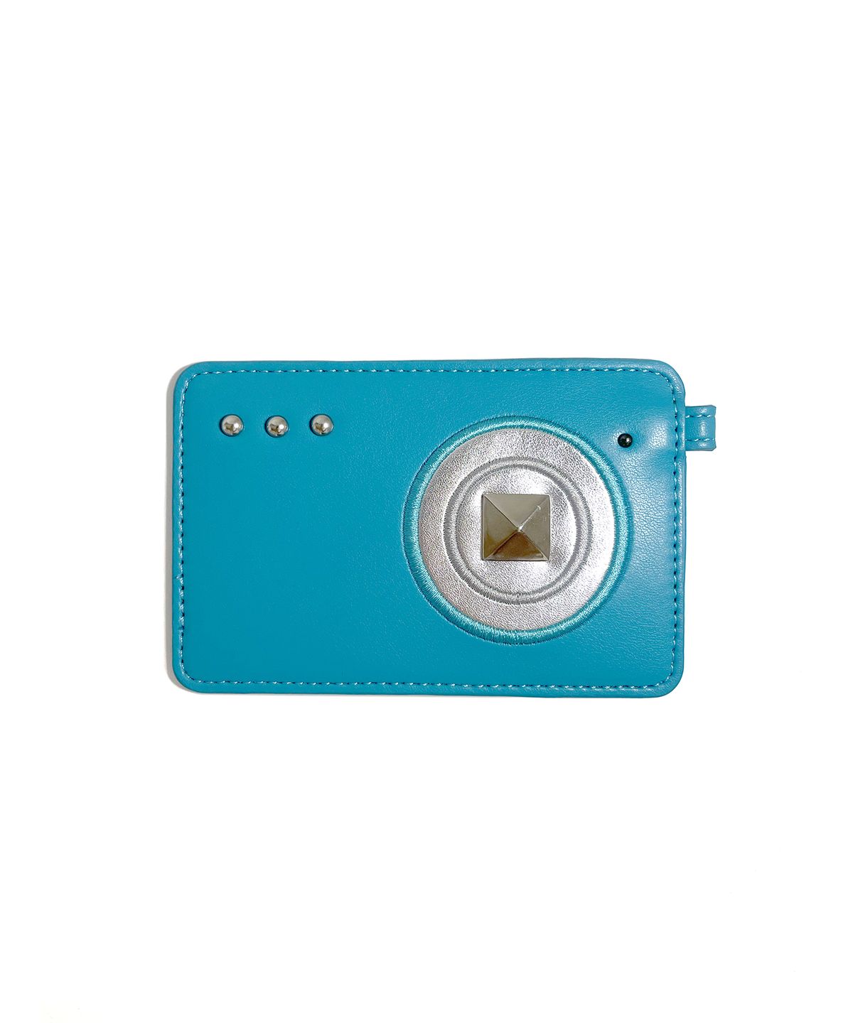 엔와이엑스엑스(NYXX) CAMERA CARD WALLET TEAL BLUE