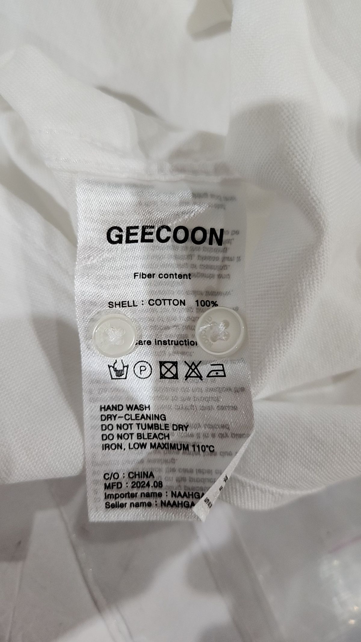 지쿤(GEECOON) 캐주얼 셔츠 M