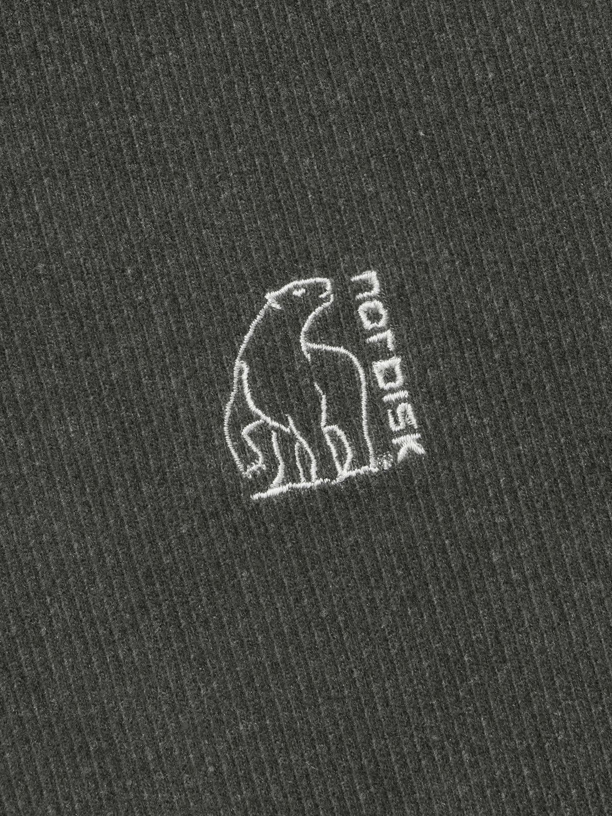 노르디스크(NORDISK) 소프트 골지 후디 집업 - W_Charcoal