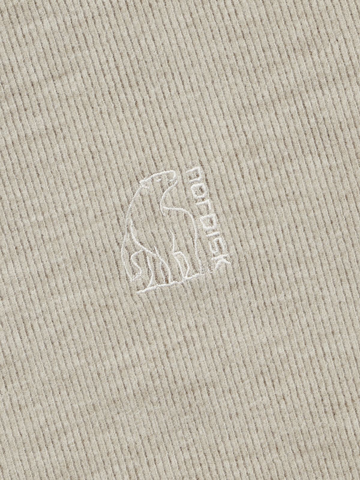 노르디스크(NORDISK) 소프트 골지 반집업 맨투맨 - W_Beige