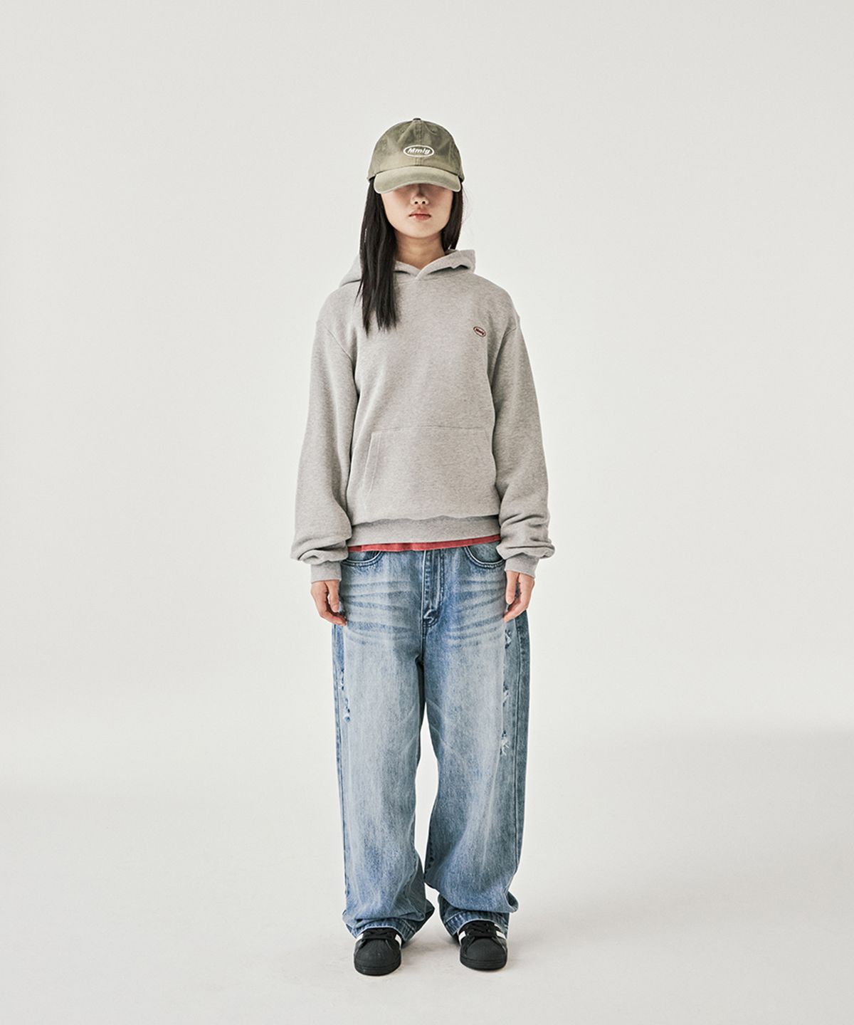 엠엠엘지(MMLG) EMB. MMLG GRADIENT BALLCAP (KHAKI)