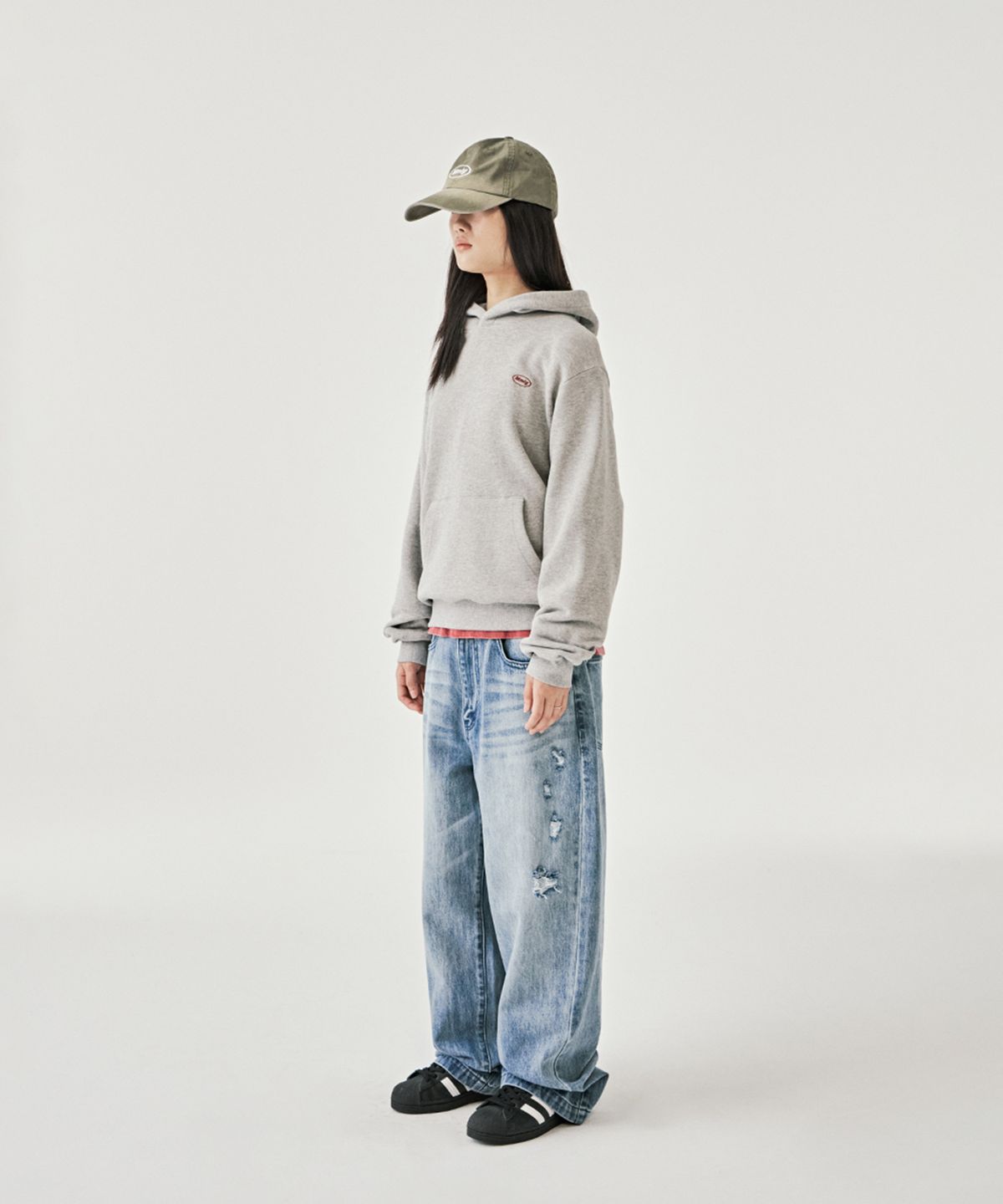엠엠엘지(MMLG) EMB. MMLG GRADIENT BALLCAP (KHAKI)