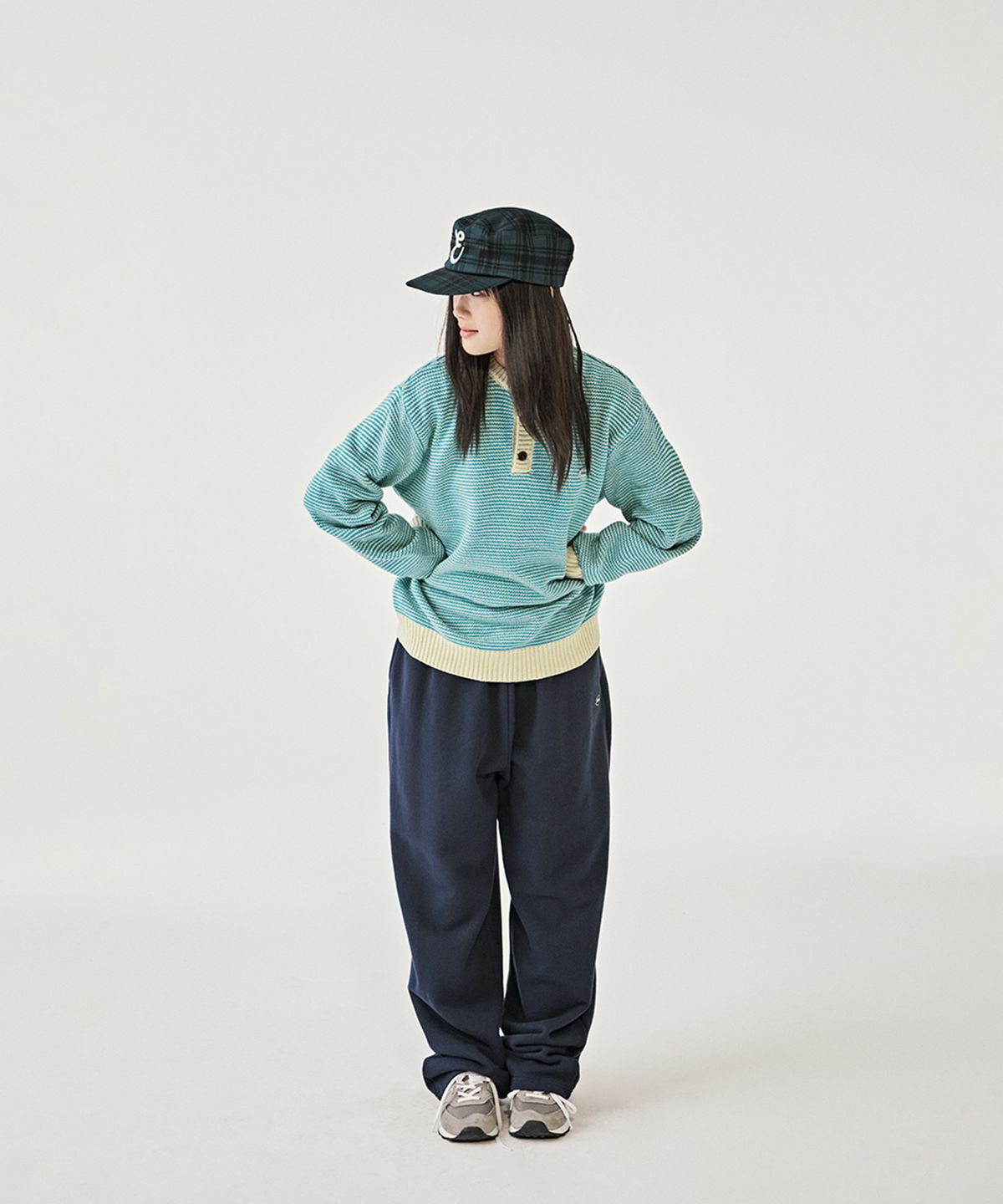 엠엠엘지(MMLG) CHECK PILLBOX CAP (GREEN)