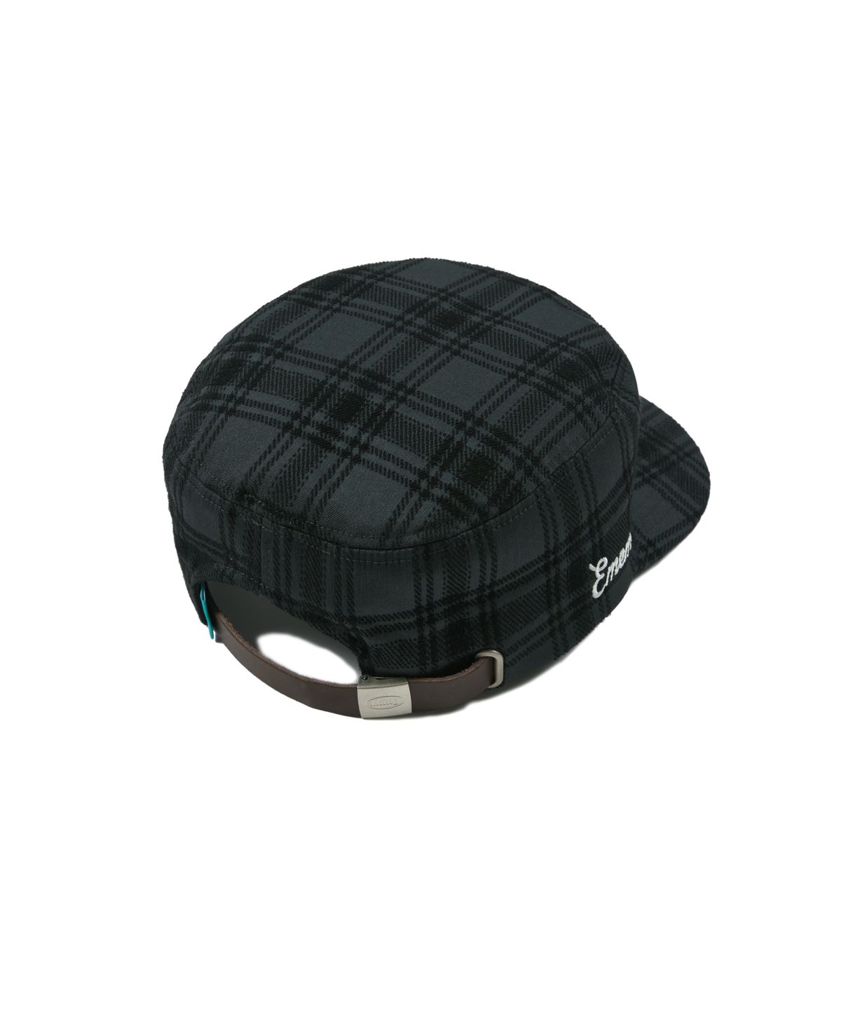 엠엠엘지(MMLG) CHECK PILLBOX CAP (CHARCOAL)