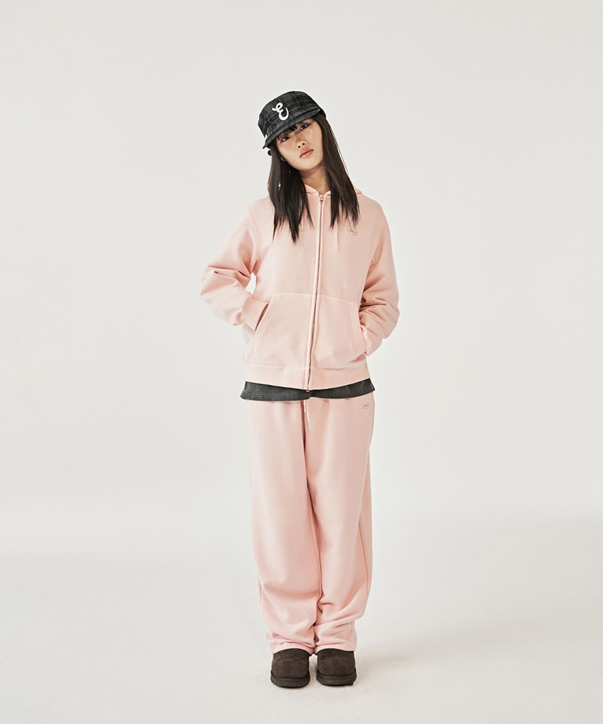 엠엠엘지(MMLG) CHECK PILLBOX CAP (CHARCOAL)