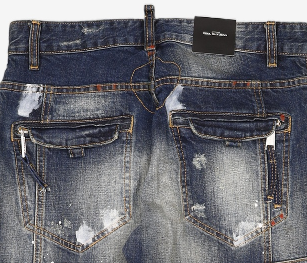 디스퀘어드2(DSQUARED2) 청/데님 팬츠 44
