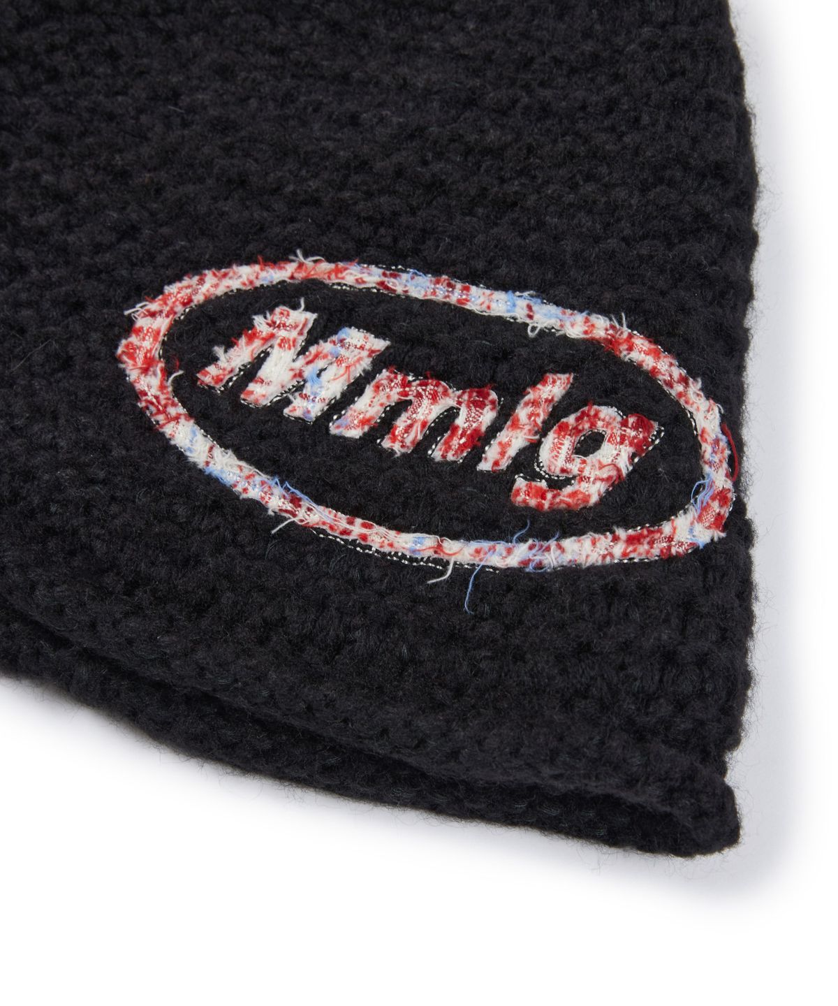 엠엠엘지(MMLG) CRAFT PATCH KNIT BEANIE (BLACK)