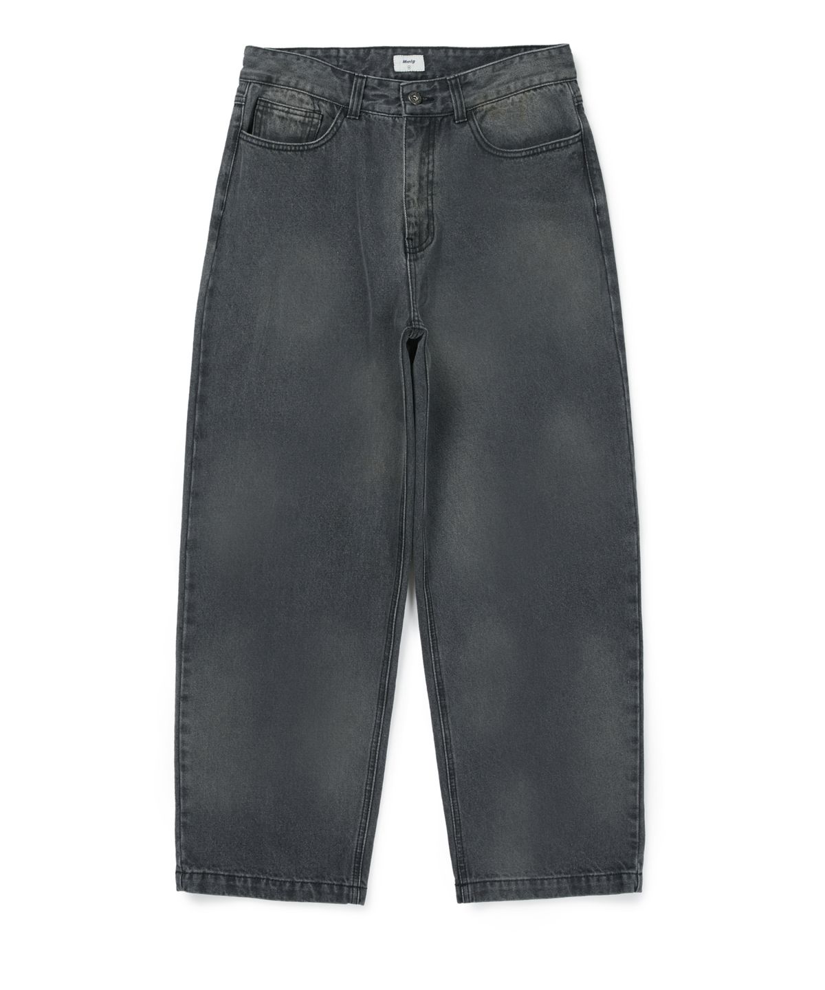 엠엠엘지(MMLG) FADED TIMBER DENIM PANTS (BLACK)