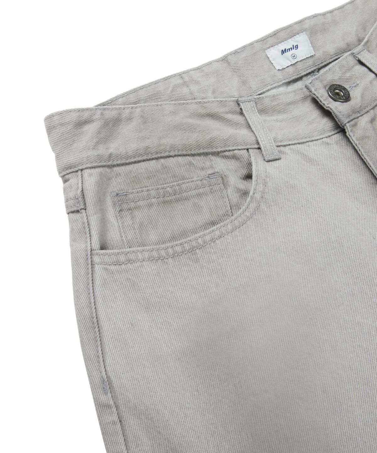 엠엠엘지(MMLG) FADED TIMBER DENIM PANTS (GREY)