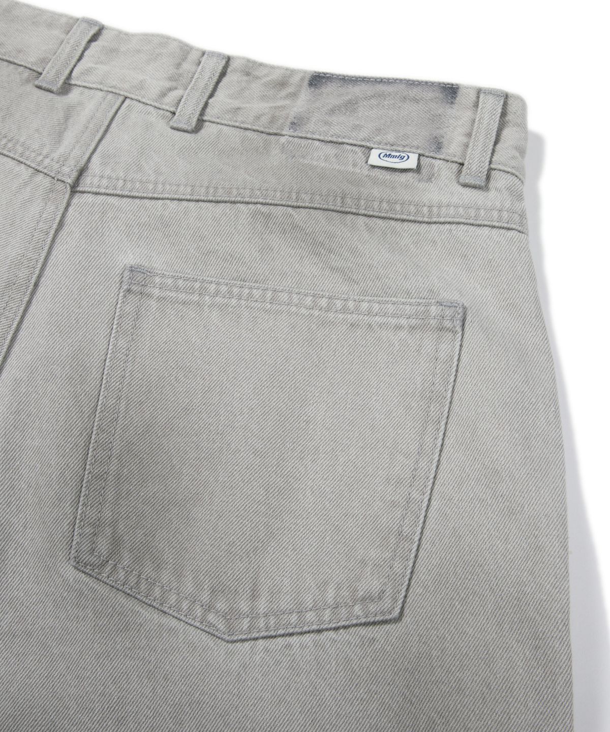 엠엠엘지(MMLG) FADED TIMBER DENIM PANTS (GREY)