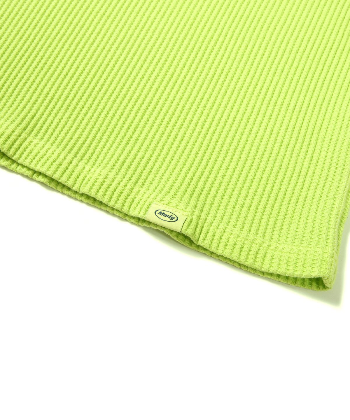 엠엠엘지(MMLG) DYED WAFFLE LSV-T (LIME)