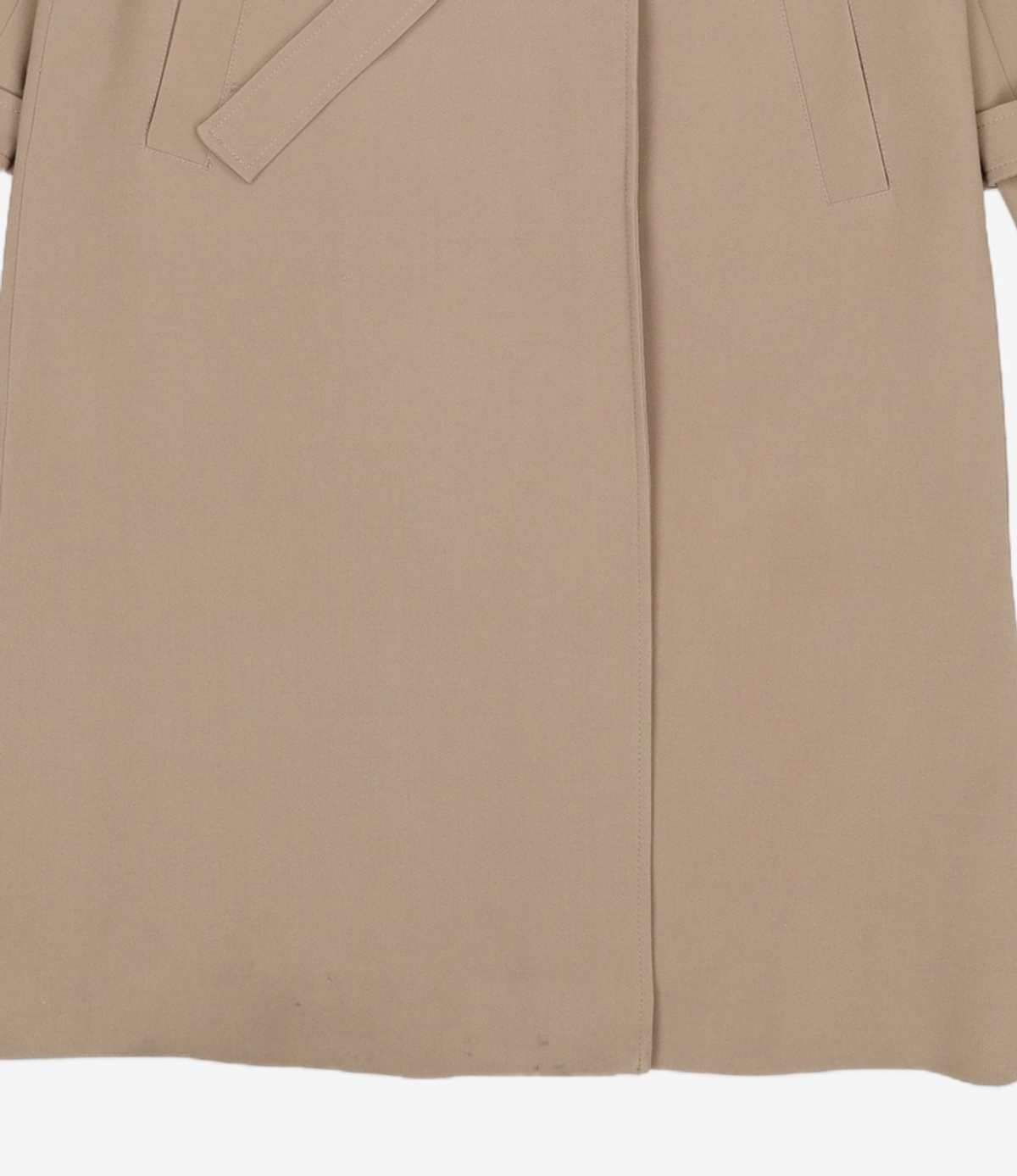 미쏘(MIXXO) 노여밈 단추벨트 트렌치코트 MIWJTAT11G M