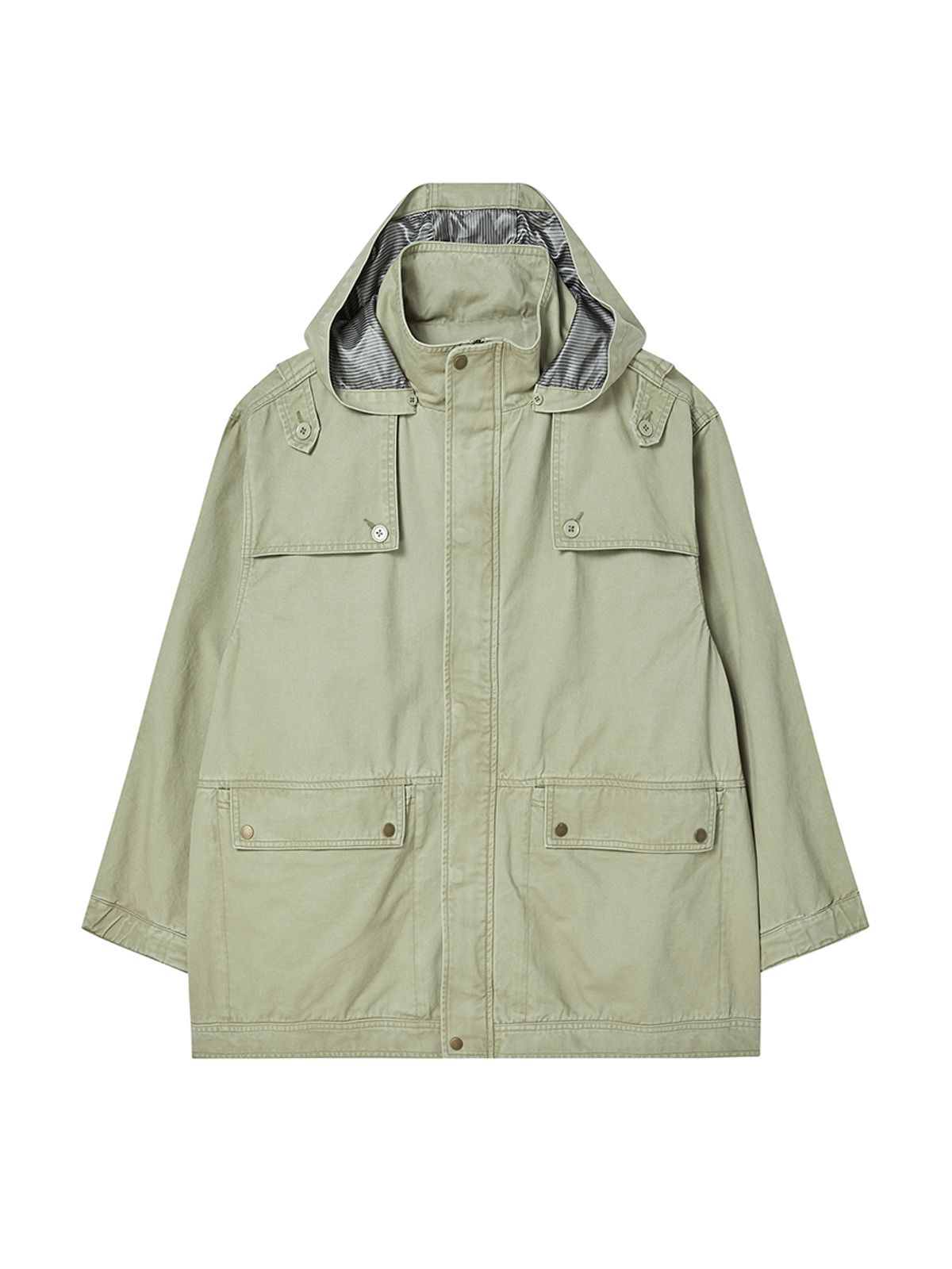 엔와이엑스엑스(NYXX) DETACHABLE HOOD FIELD JACKET KHAKI