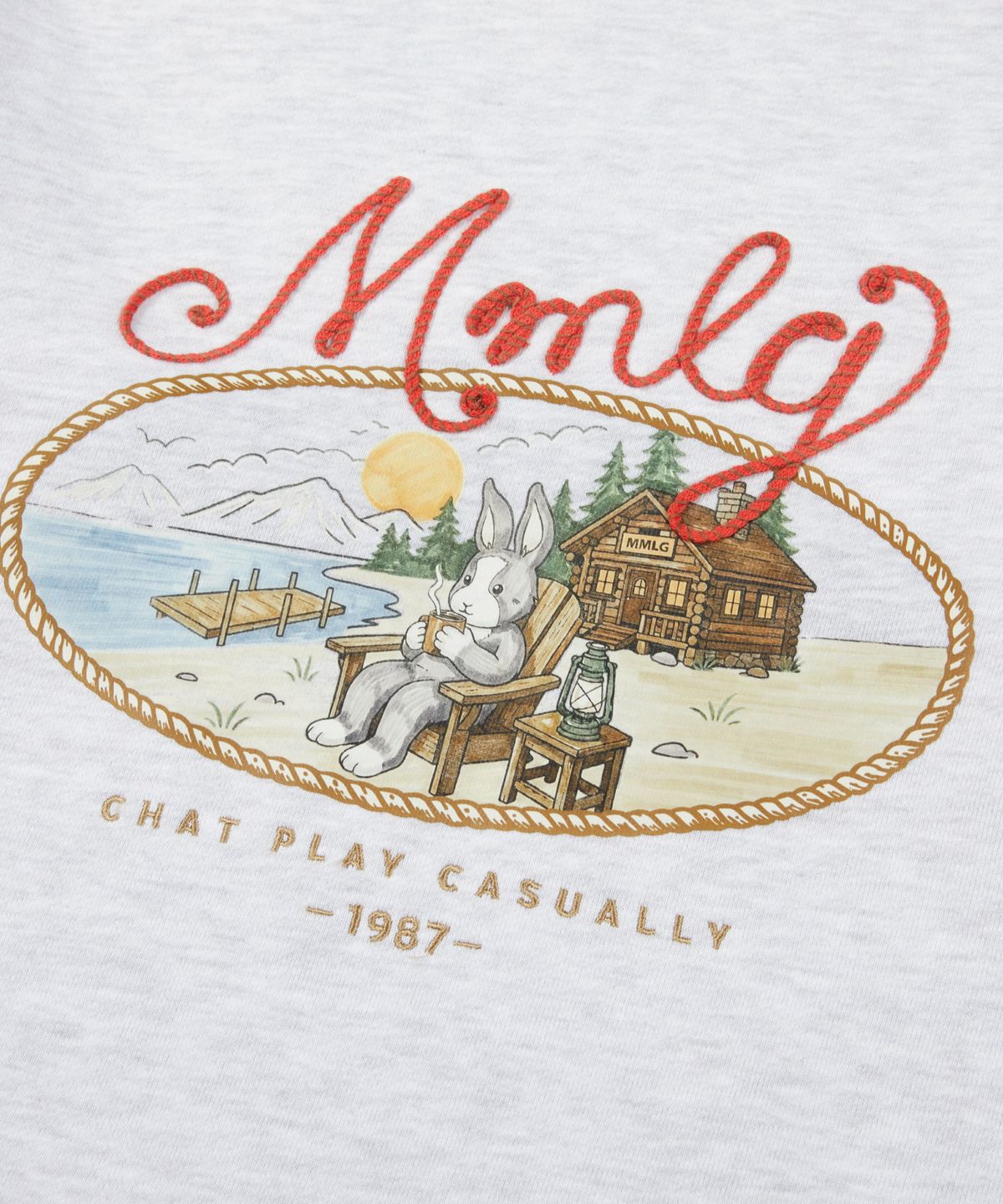 엠엠엘지(MMLG) MELGE CABIN SWEAT (ASH GREY)