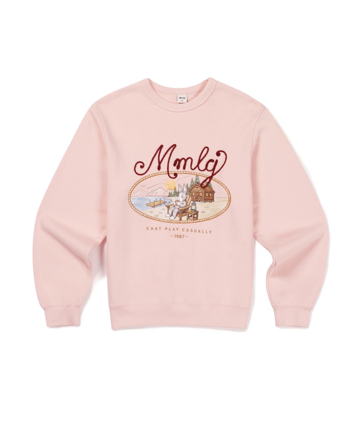 엠엠엘지(MMLG) MELGE CABIN SWEAT (CANDY PINK)