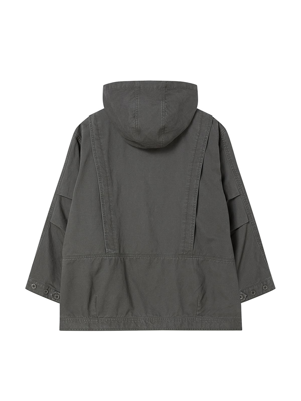 엔와이엑스엑스(NYXX) DETACHABLE HOOD FIELD JACKET CHARCOAL