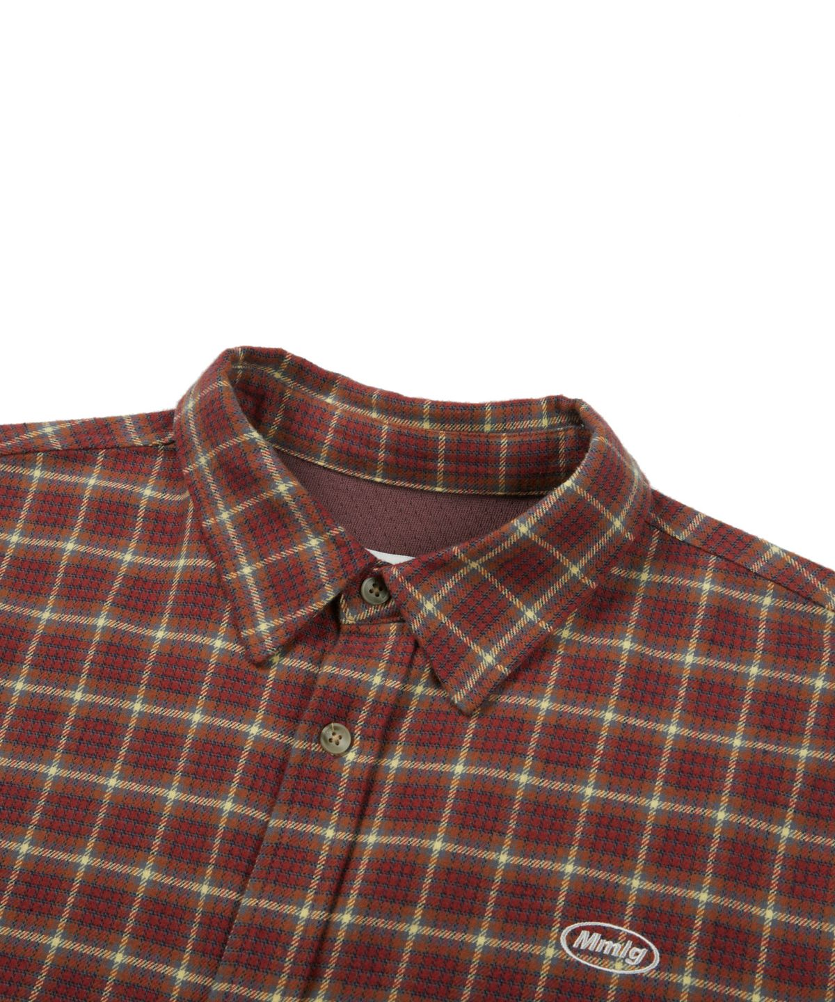 엠엠엘지(MMLG) PINE PLAID SHIRT (RED)