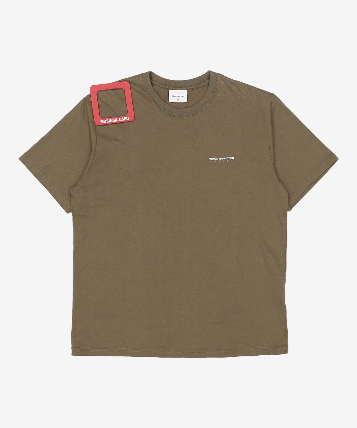 디스이즈네버댓(THISISNEVERTHAT) DSN-Logo Tee Olive M