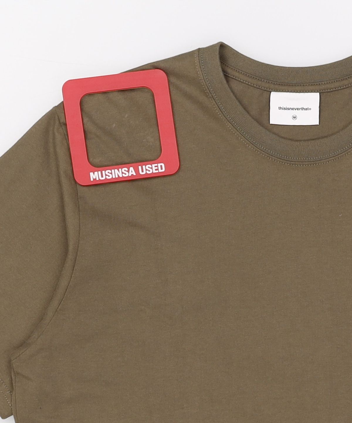 디스이즈네버댓(THISISNEVERTHAT) DSN-Logo Tee Olive M