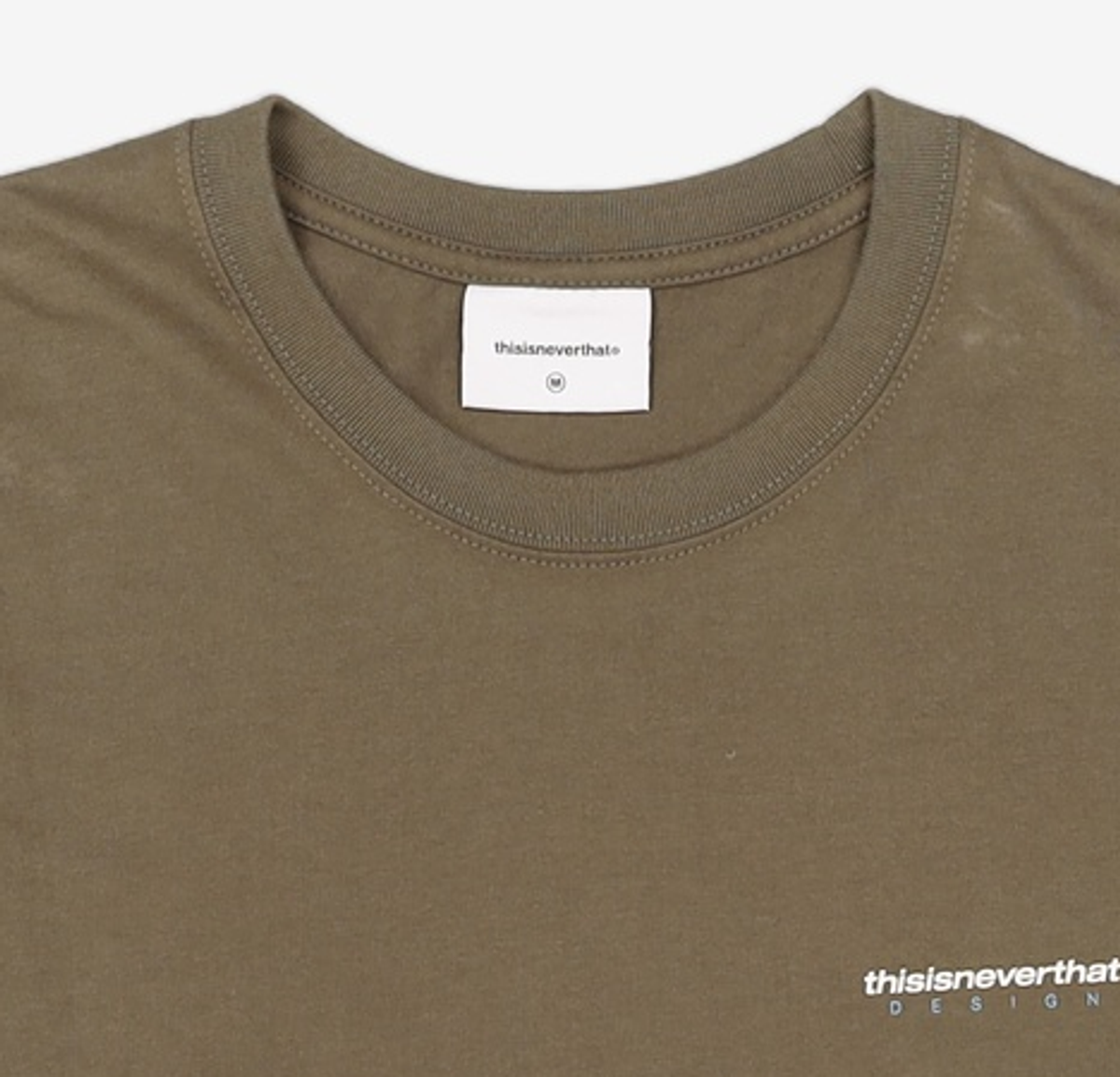 디스이즈네버댓(THISISNEVERTHAT) DSN-Logo Tee Olive M