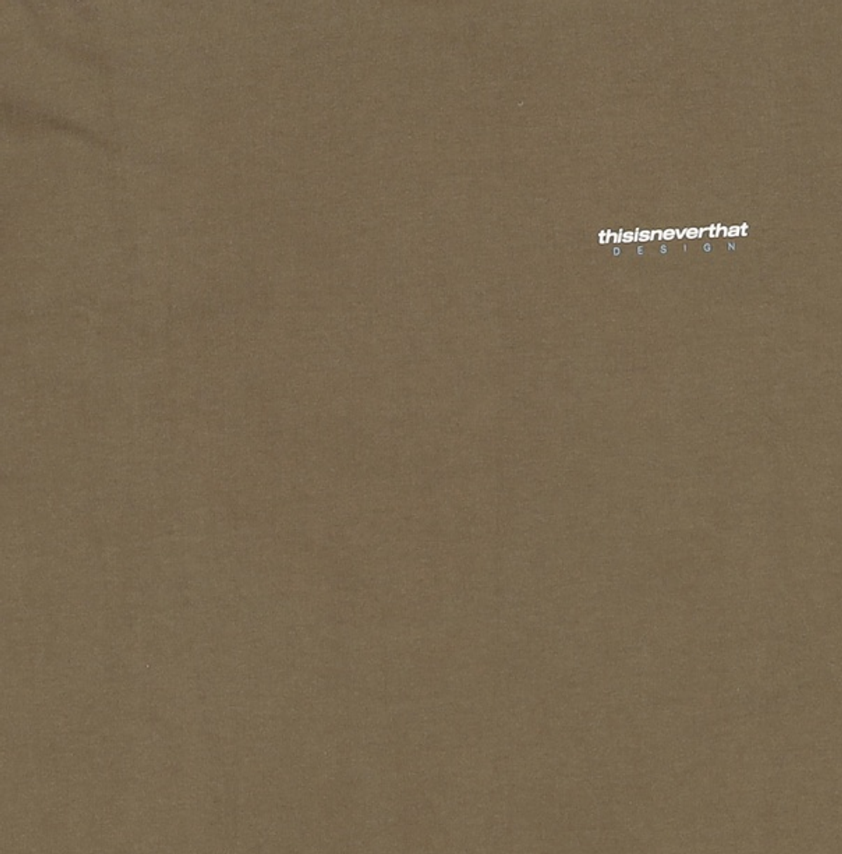 디스이즈네버댓(THISISNEVERTHAT) DSN-Logo Tee Olive M
