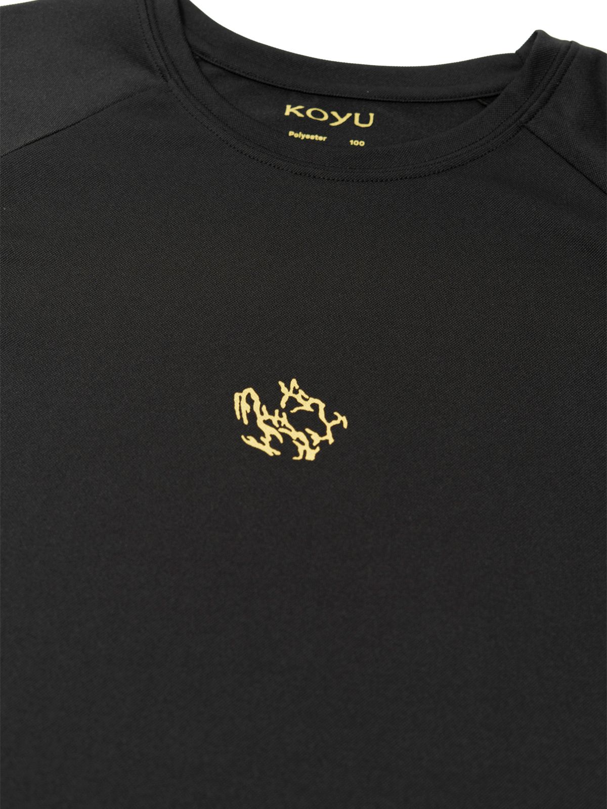 코유(KOYU) 쿨 드라이 숏 슬리브 [블랙]