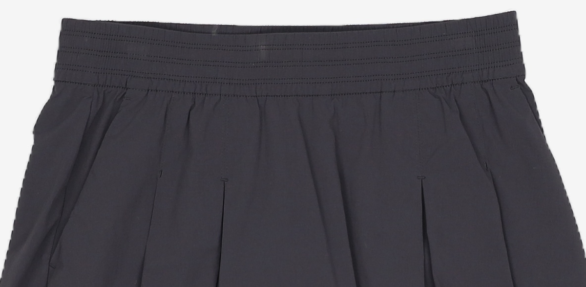 데상트(DESCENTE) 여성 4.5인치 스커트형 우븐 쇼츠 블랙 SR322PHP71 M