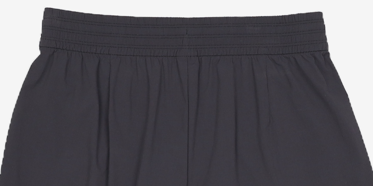 데상트(DESCENTE) 여성 4.5인치 스커트형 우븐 쇼츠 블랙 SR322PHP71 M