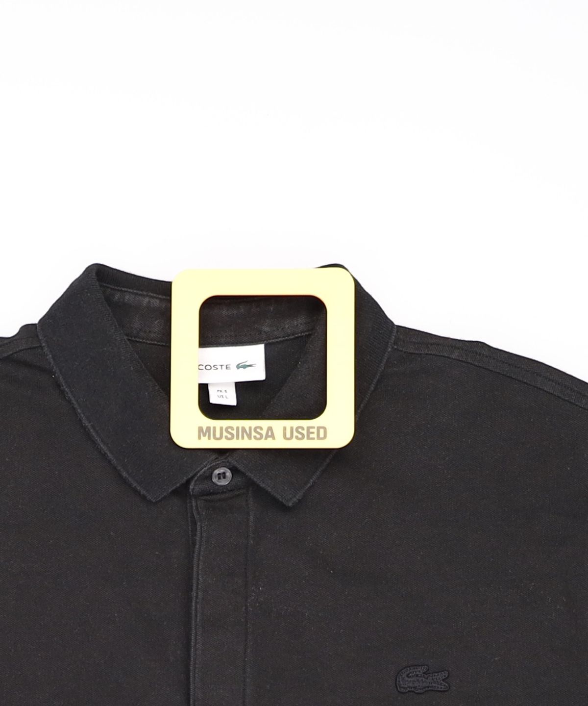 라코스테(LACOSTE) 남성 PARIS(파리) 폴로 [블랙] S