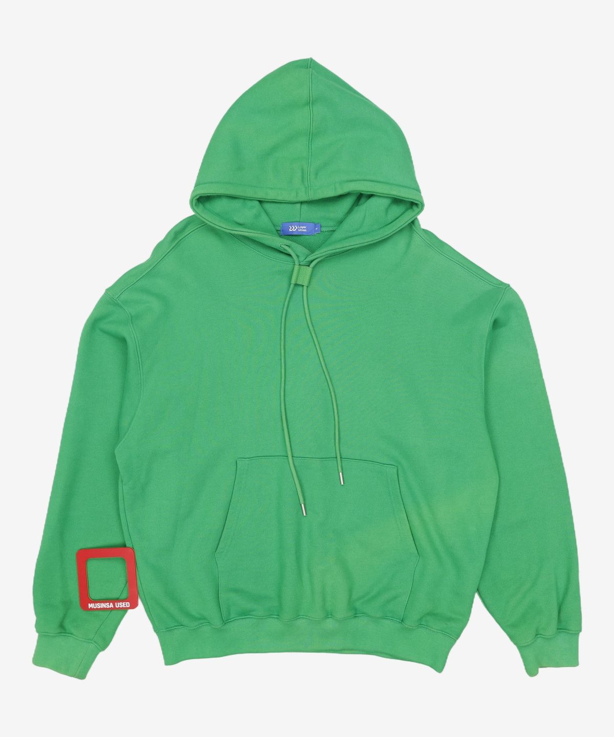레이어 유니온(LAYER UNION) HEAVY COTTON OVER HOODIE GREEN L