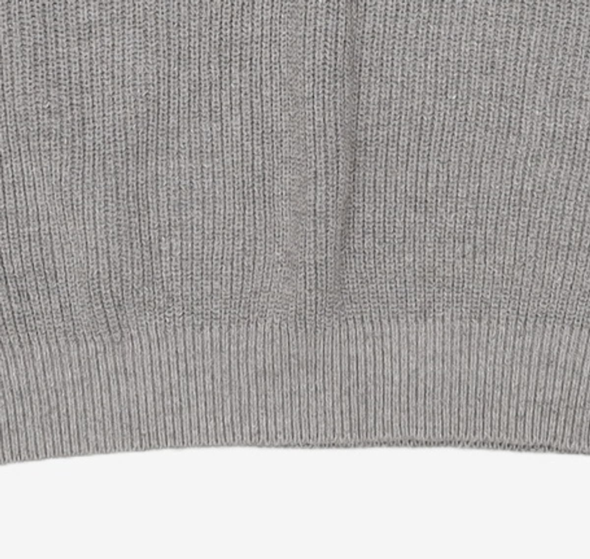 키뮤어(KIIMUIR) (22FW)(5 COLOR) 코튼 워셔블 하프 반집업 니트 L