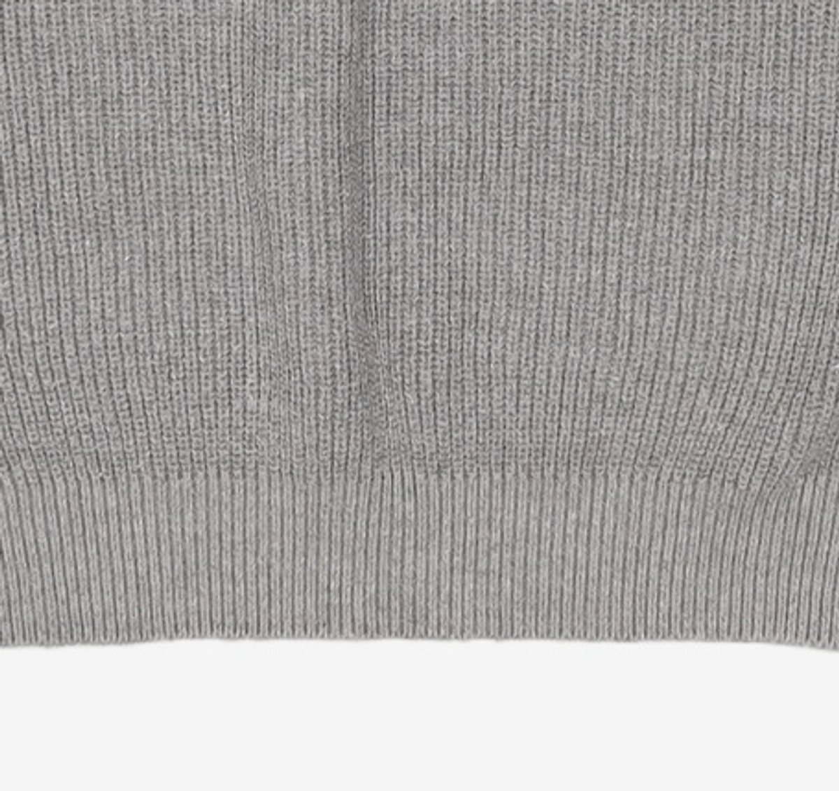 키뮤어(KIIMUIR) (22FW)(5 COLOR) 코튼 워셔블 하프 반집업 니트 L